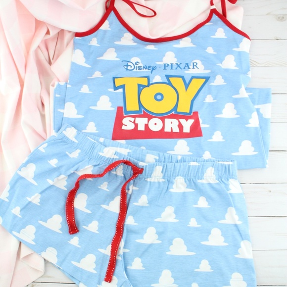 Disney Other - Disney Blue PJ Set
